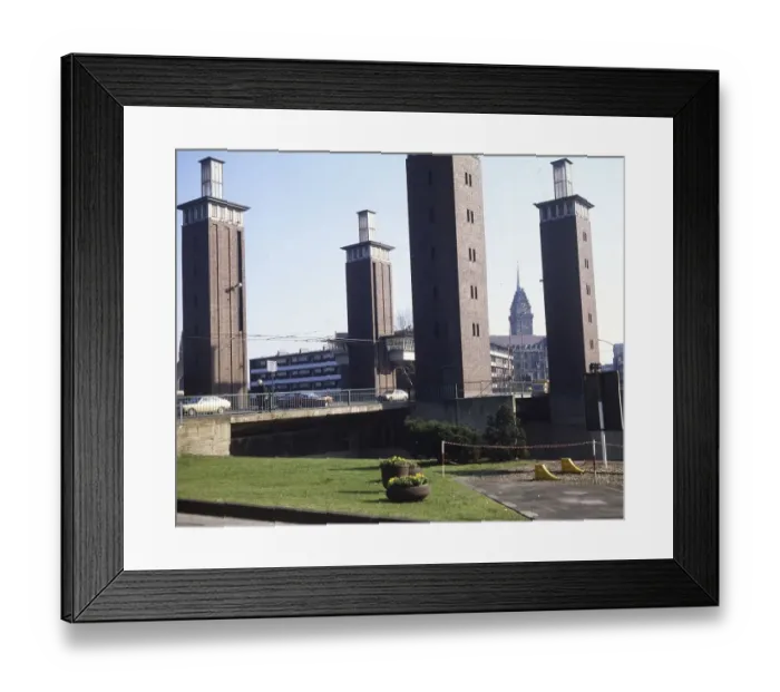 Framed Print : Duisburg. City centre. approx. 79-80 Framed Print : Duisburg. City centre. approx. 79-80