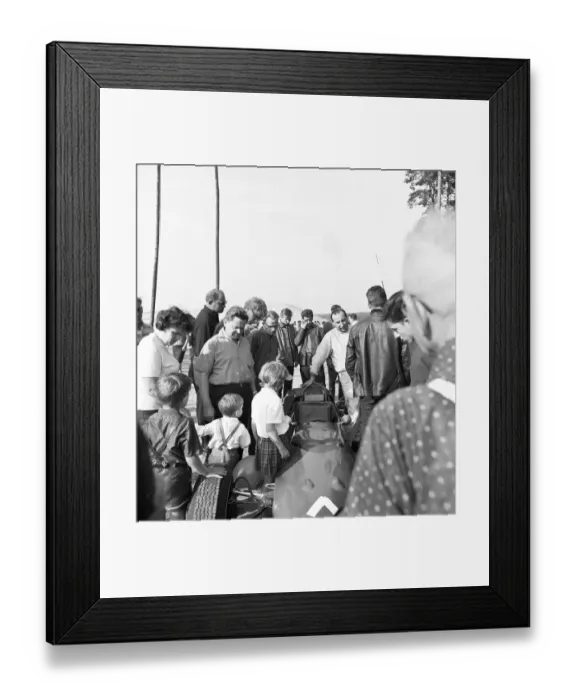 Framed Print : The training of the racing drivers at the Hockenheimring
