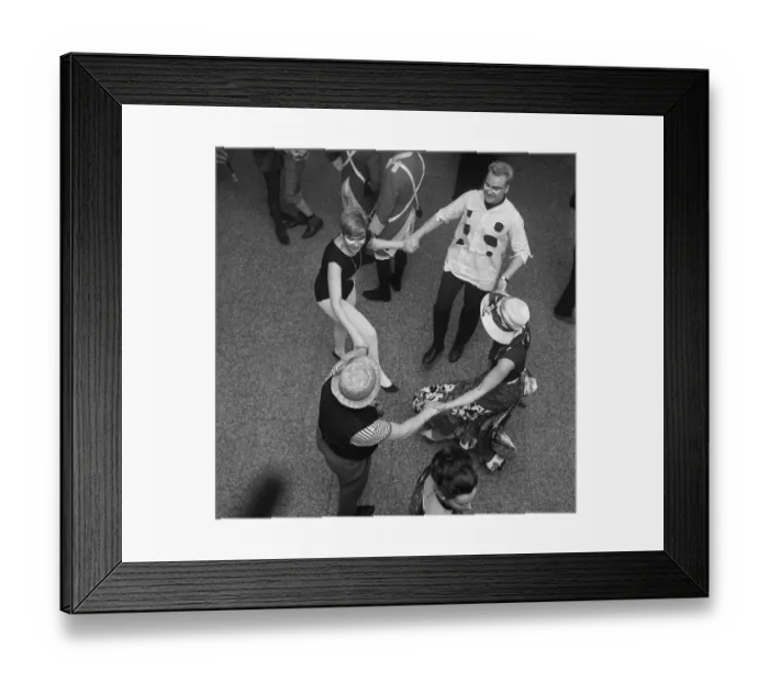 Framed Print : The carnival parade in 1966 in Cologne Framed Print : The carnival parade in 1966 in Cologne