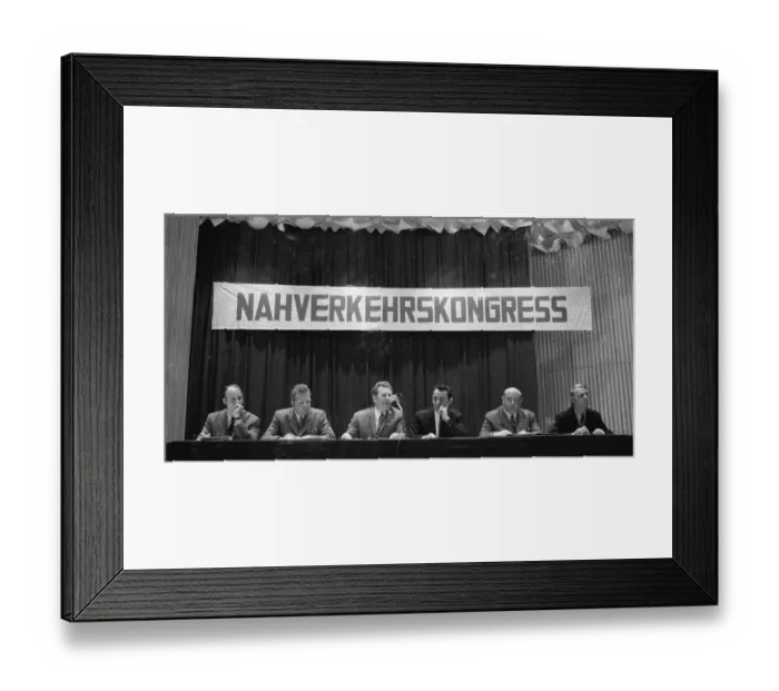 Framed Print : The 1971 local transport congress