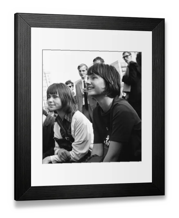 Framed Print : The picture was taken between 1965 and 1971