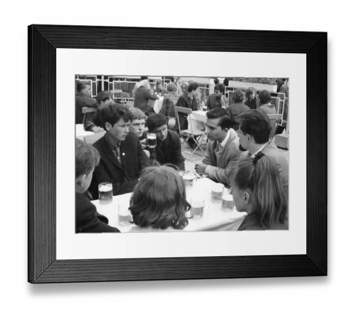 Framed Print : The picture was taken between 1965 and 1971