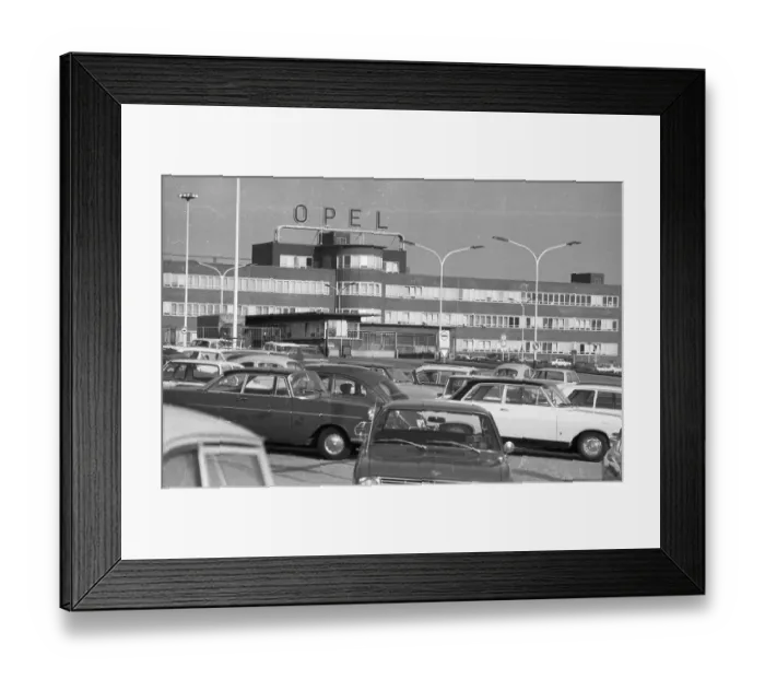 Framed Print : Photos and events from the Ruhr area in the years 1965 to 1971