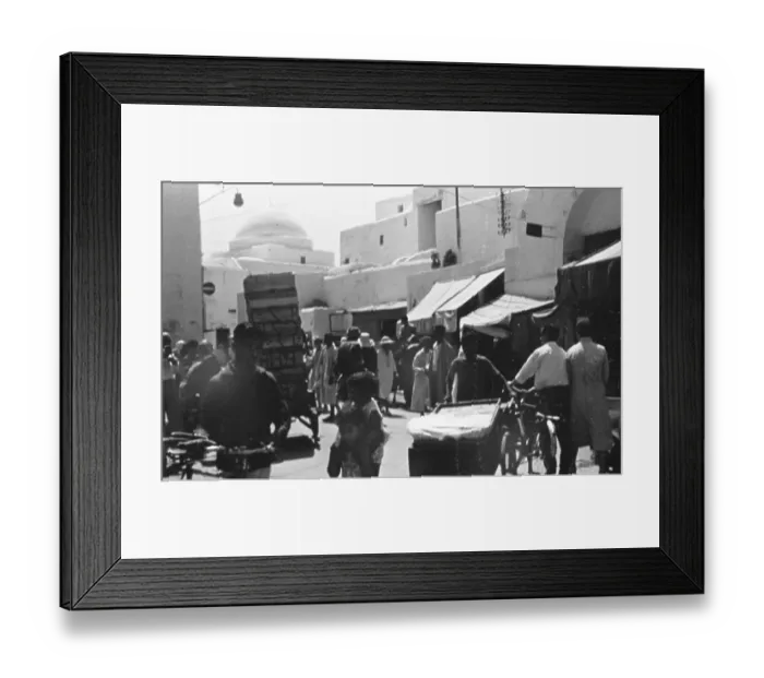 Framed Print : Tourism was in its infancy, as here in 1961