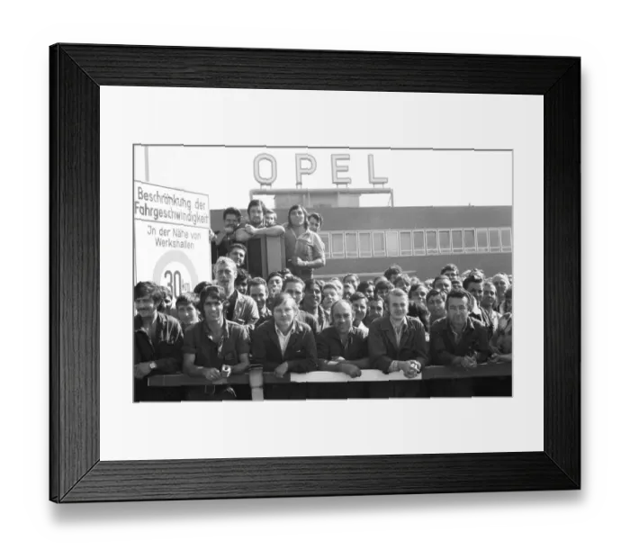 Framed Print : Events and milieu in the Ruhr area in the years 1965 to 1971
