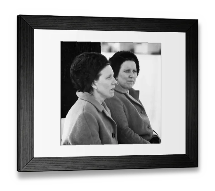 Framed Print : These two ladies, Elisabeth (61) r Framed Print : These two ladies, Elisabeth (61) r