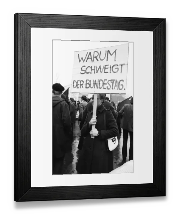 Framed Print : Spanish guest workers, mainly from the Basque Country