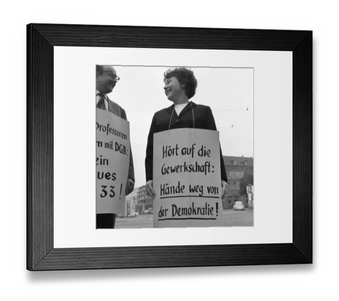 Framed Print : The district party conference of the SPD Framed Print : The district party conference of the SPD