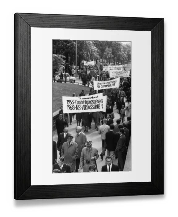 Framed Print : Several hundred Christians, among them church dignitaries in their robes