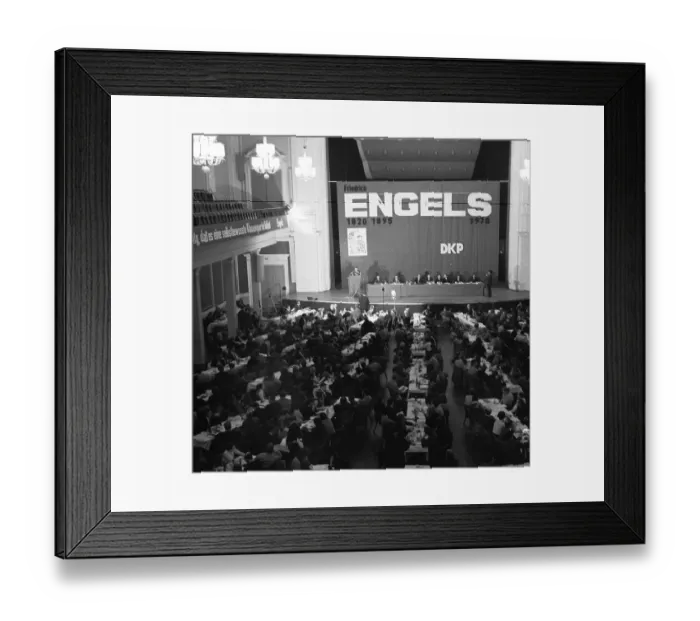 Framed Print : The German Communist Party (DKP) commemorated the 75th anniversary of the death of Friedrich Engels Framed Print : The German Communist Party (DKP) commemorated the 75th anniversary of the death of Friedrich Engels