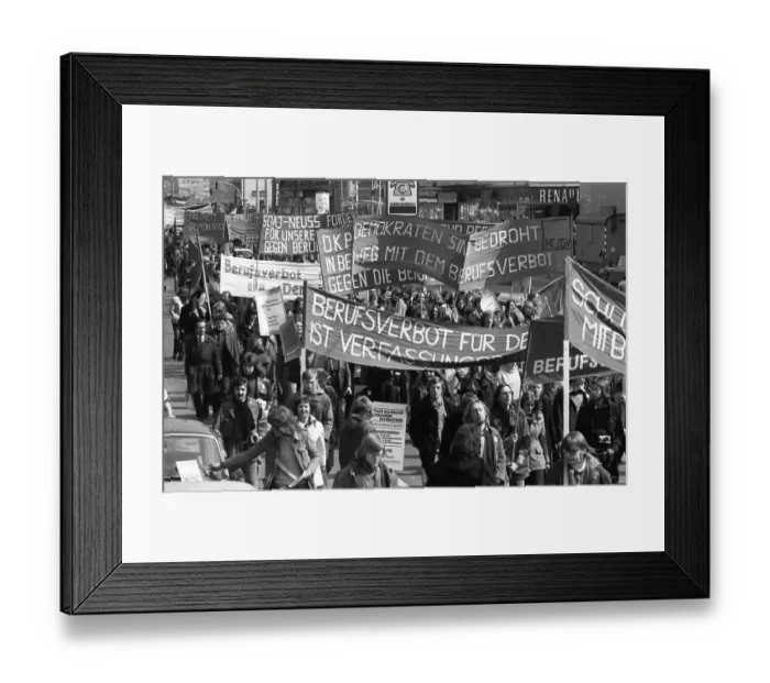 Framed Print : The occupational ban, the effect of the Radical Decree Framed Print : The occupational ban, the effect of the Radical Decree