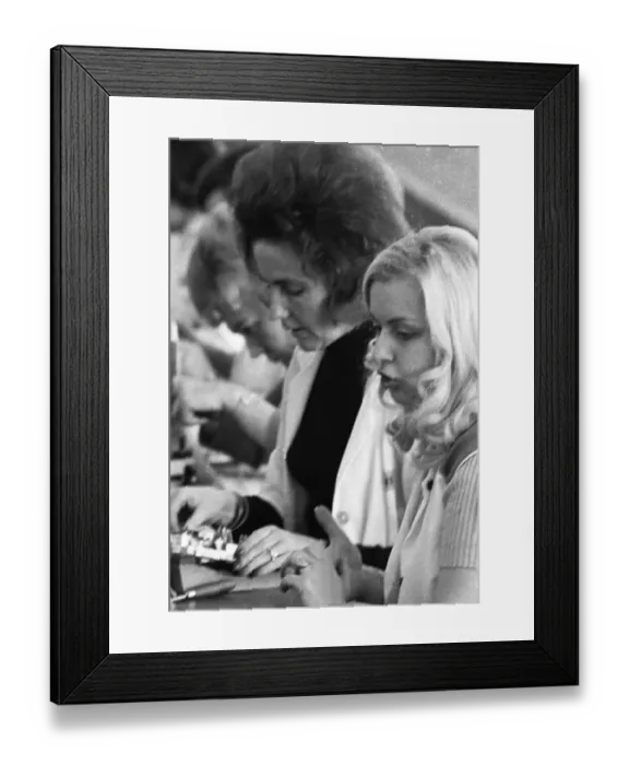 Framed Print : Women's workplaces at Siemens on 22 Framed Print : Women's workplaces at Siemens on 22