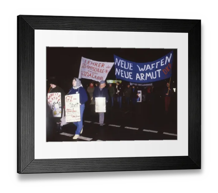 Framed Print : Dortmund. 2. 17% March of the Labour Soen on 24