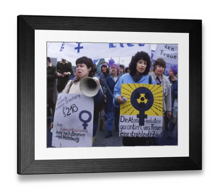 Framed Print : Here on 7 March 1987 for equality Framed Print : Here on 7 March 1987 for equality