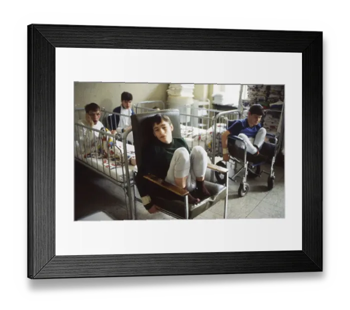 Framed Print : Ruhr. Hospital. Dept. for disabled children. 1981