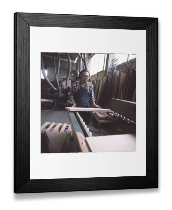Framed Print : Dortmund. Craftsman. Master carpenter Framed Print : Dortmund. Craftsman. Master carpenter