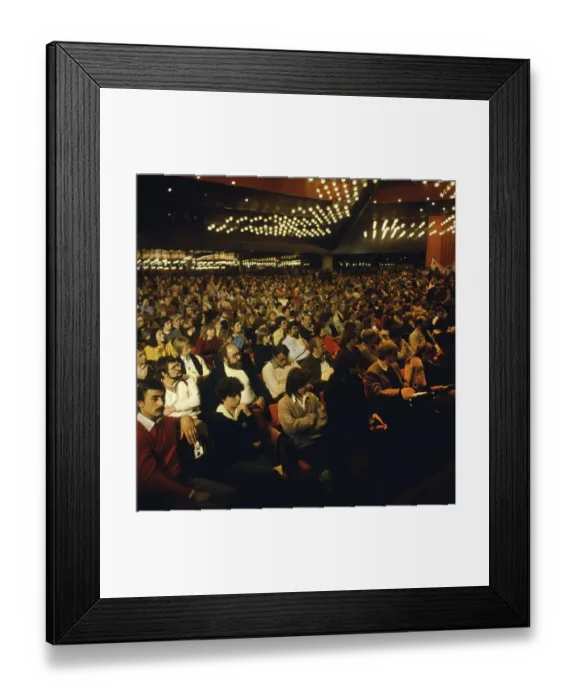 Framed Print : Ruhr area, GEW trade union, teachers demand reduction of working hours