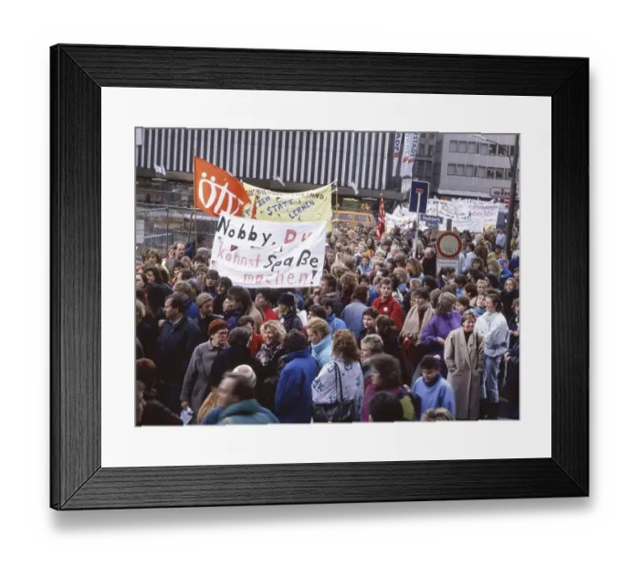 Framed Print : Demonstrated on 28. 2