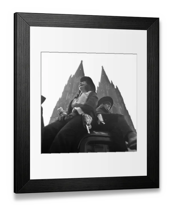 Framed Print : The carnival parade in 1966 in Cologne Framed Print : The carnival parade in 1966 in Cologne