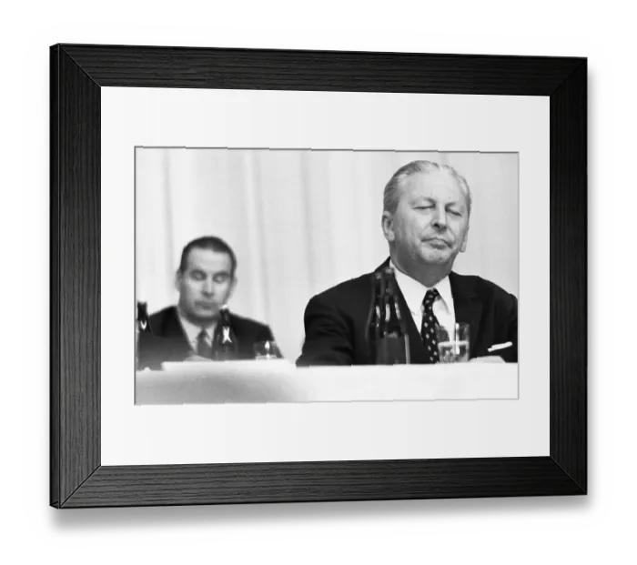 Framed Print : With the slogan Safe into the 70s Framed Print : With the slogan Safe into the 70s