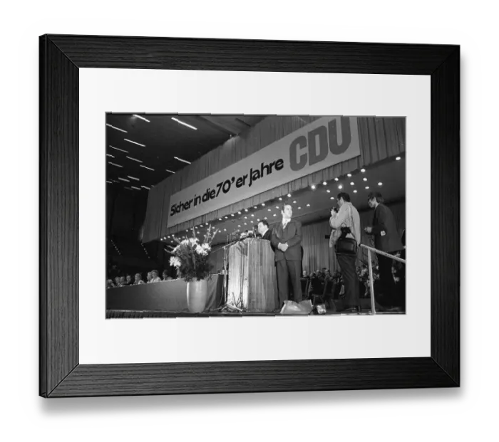 Framed Print : The head of the CSU, F. J. Strauss Framed Print : The head of the CSU, F. J. Strauss