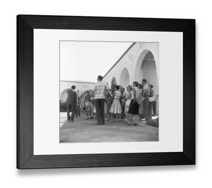 Framed Print : Tourism was in its infancy, as here in 1961 Framed Print : Tourism was in its infancy, as here in 1961