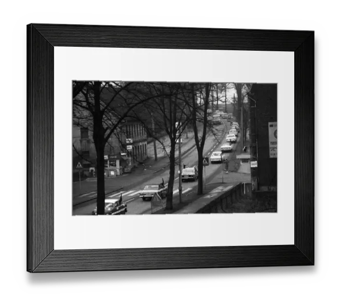 Framed Print : Events and milieu in the Ruhr area in the years 1965 to 1971