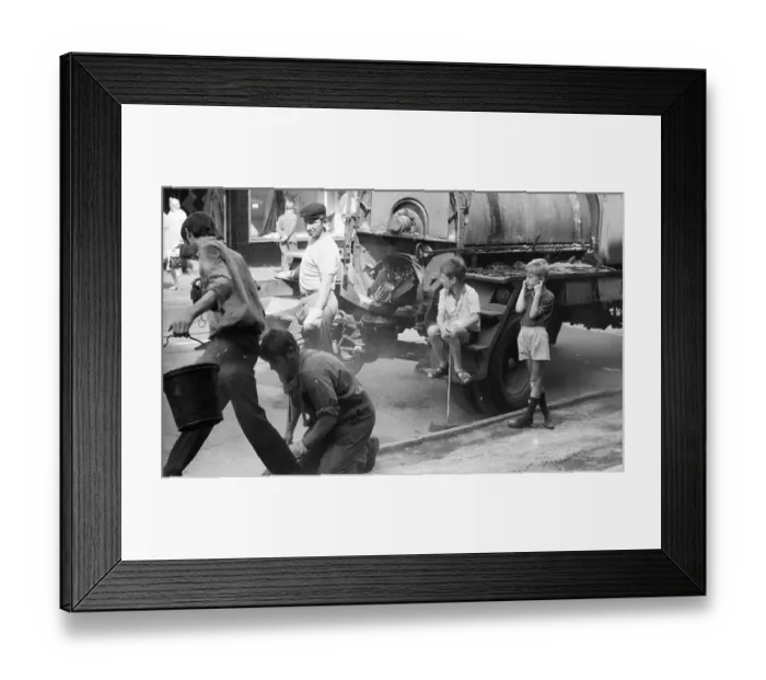 Framed Print : Events and milieu in the Ruhr area in the years 1965 to 1971
