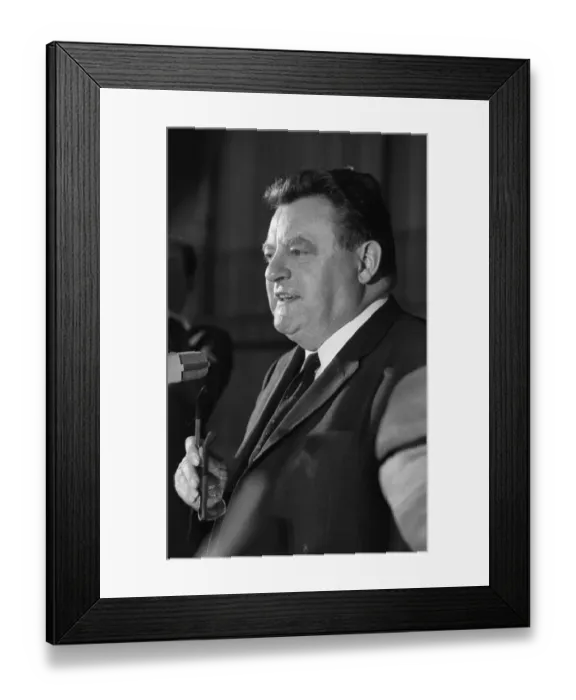 Framed Print : DEU, Germany, Ruhr area The election campaign for the Bundestag elections on 10