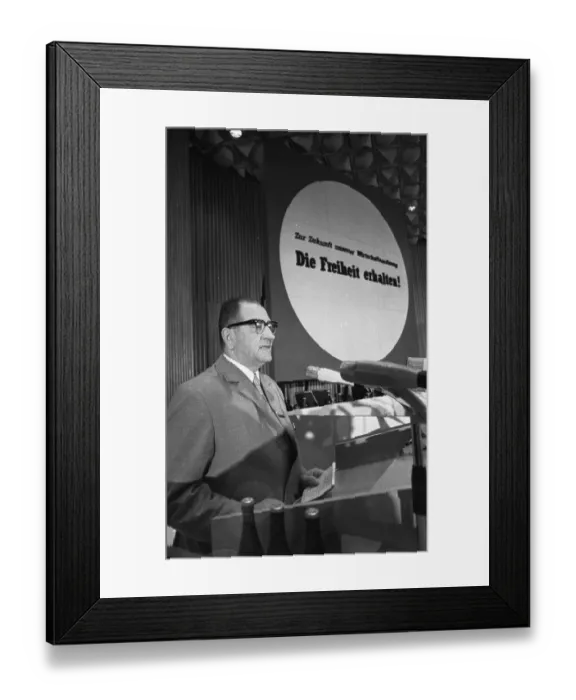 Framed Print : DEU, Germany, Ruhr area The election campaign for the Bundestag elections on 10