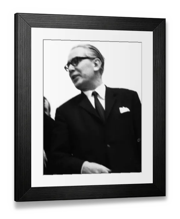 Framed Print : The Federal Assembly elected the new Federal President Gustav Heinemann (SPD)
