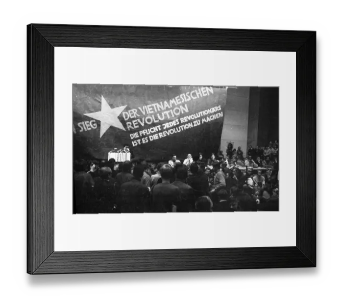Framed Print : The 1968 International Vietnam Congress