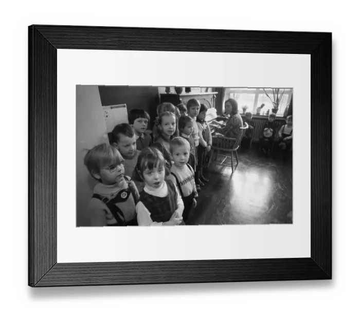 Framed Print : This colliery kindergarten with lots of music and paintings by Ruhrkohle AG (RAG) Framed Print : This colliery kindergarten with lots of music and paintings by Ruhrkohle AG (RAG)