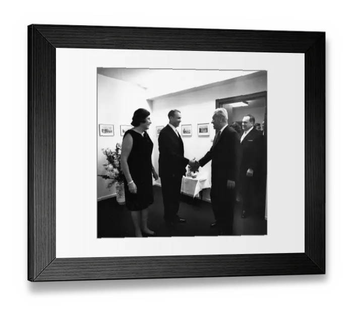 Framed Print : The representation of the GDR government invited politicians Framed Print : The representation of the GDR government invited politicians