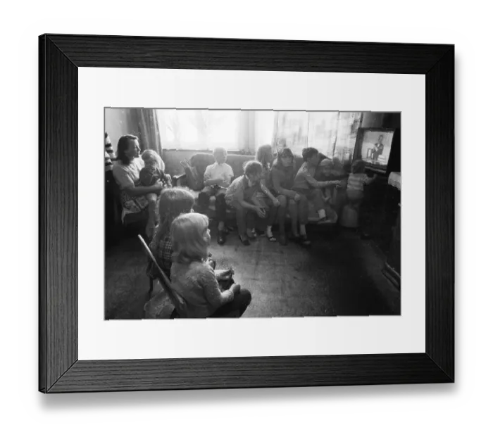 Framed Print : For the homeless, here in the Ruhr area in the years from 1965 to 1971