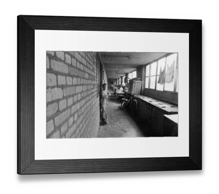Framed Print : For the homeless, here in the Ruhr area in the years from 1965 to 1971
