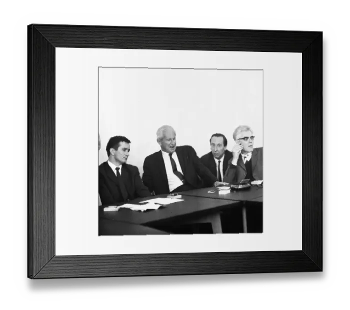 Framed Print : Congress of the student organisation SDS Sozialisischer Deutscher Studentenbund at the University of Frankfurt / M