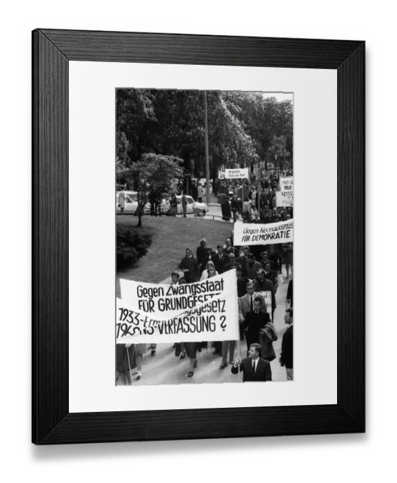 Framed Print : Several hundred Christians, among them church dignitaries in their robes