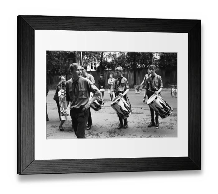 Framed Print : Expellees, Expellee Meetings, People