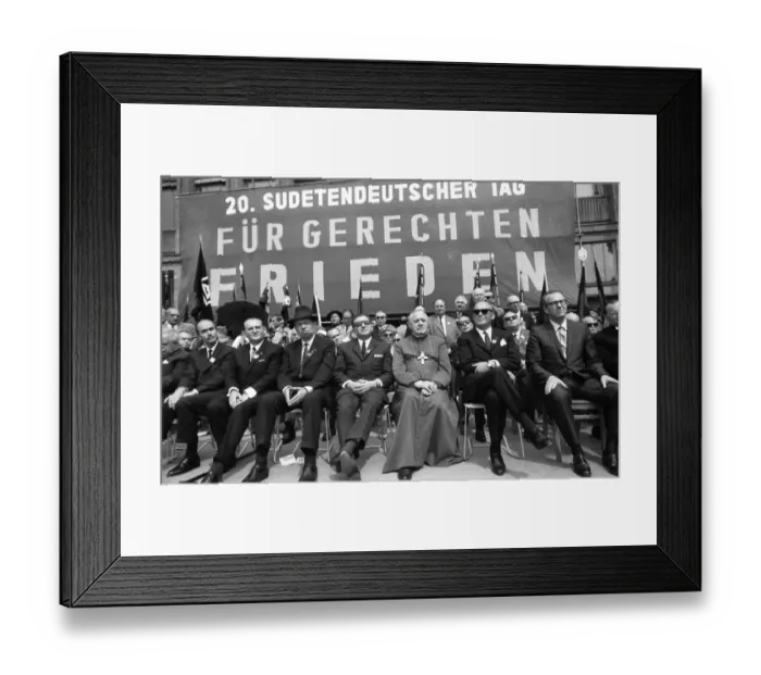 Framed Print : Every year the Sudeten German Landsmannschaft