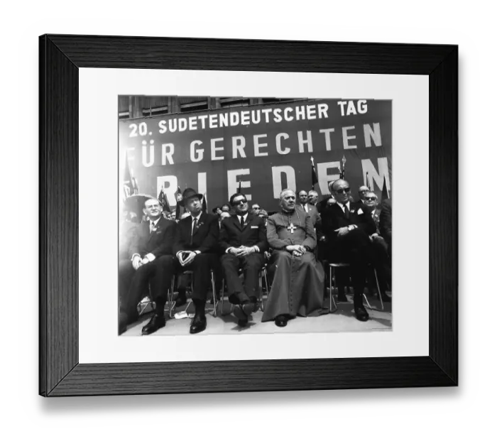 Framed Print : Every year the Sudeten German Landsmannschaft