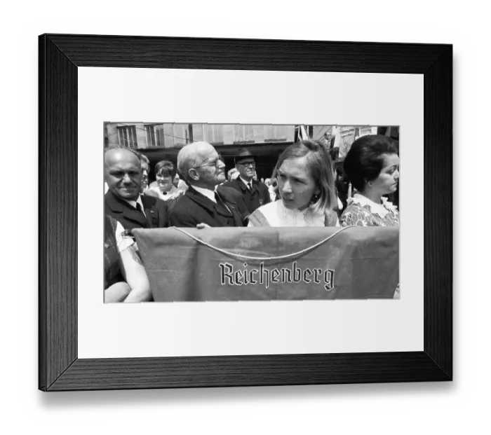 Framed Print : Every year the Sudeten German Landsmannschaft
