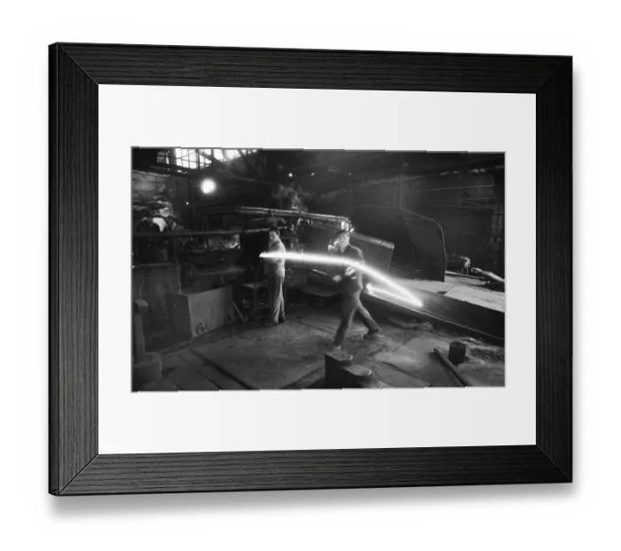Framed Print : The production of steel products Framed Print : The production of steel products