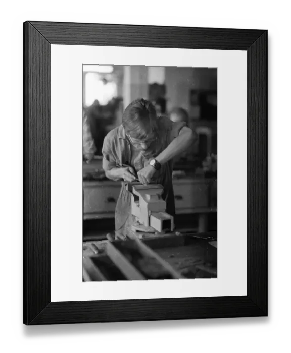 Framed Print : Work at the Port of Hamburg and Howaldtswerke Hamburg