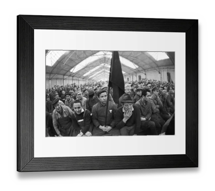 Framed Print : With warning strikes and factory meetings Framed Print : With warning strikes and factory meetings