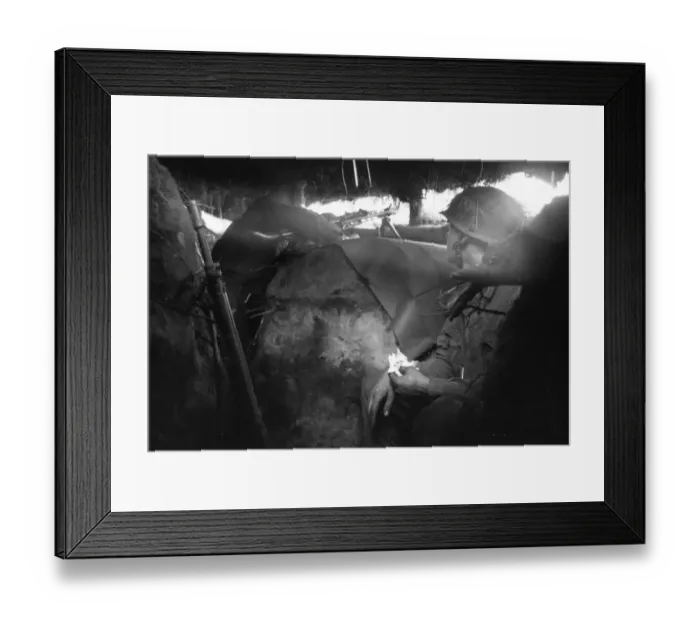 Framed Print : The basic training of conscripts in 1965 in a barracks in Dortmund