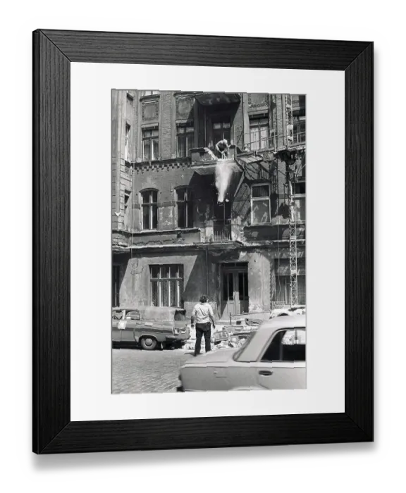 Framed Print : 29 / 08 / 1983 GDR East Berlin district of Prenzlauer Berg