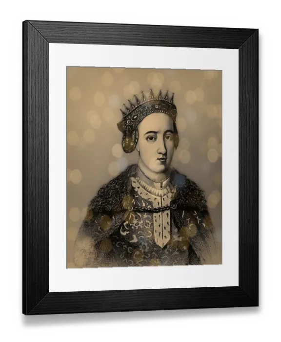 Framed Print : Margaret I, Margrete Valdemarsdatter
