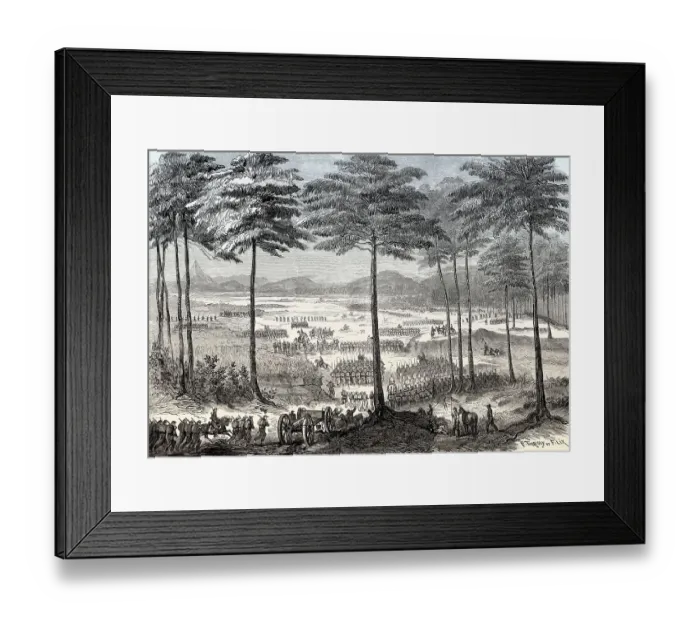 Framed Print : Battle of Cerro del Borrego, Orizaba Framed Print : Battle of Cerro del Borrego, Orizaba