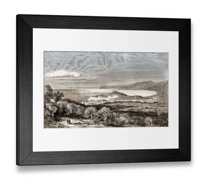 Framed Print : Historic view of Nice, French Riviera Framed Print : Historic view of Nice, French Riviera